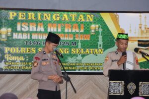 Hikmah Isra’ Miraj 1446 Hijriah, Anggota Polres Sorong Selatan Harus Jujur, Ikhlas dan Bertanggungjawab