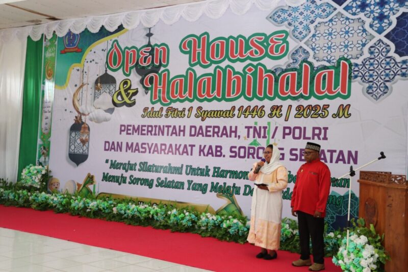 Pemda Sorong Selatan Gelar Open House Idul Fitri 1446 H