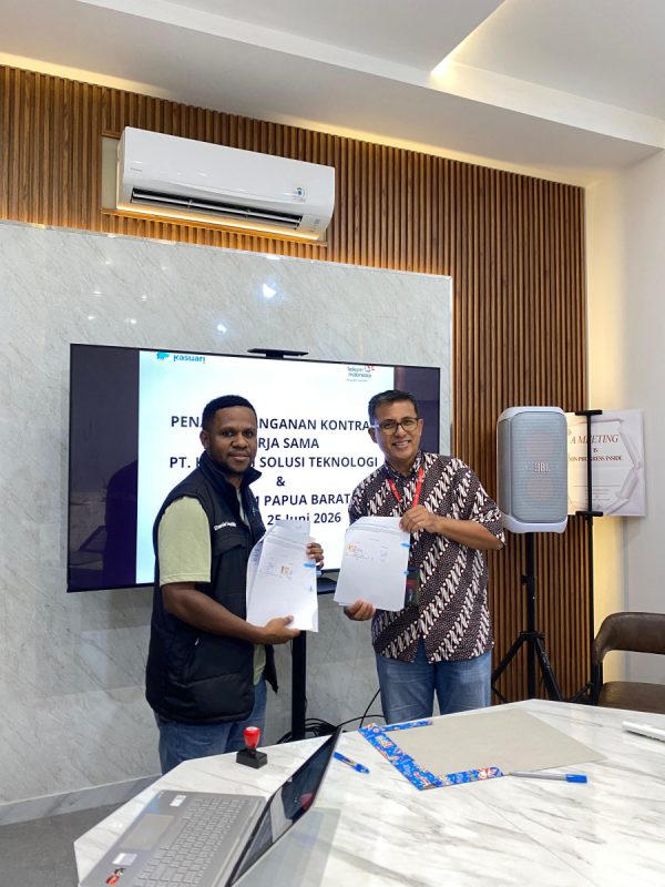 Sinergi Infrastruktur Papua: PT Kasuari Solusi Teknologi Resmi Gandeng Telkom Indonesia Perkuat Ekosistem Digital